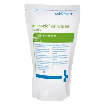 Mikrozid AF Jumbo Desinfektionstücher Nachfüllpackung 20x20cm 220 Stück