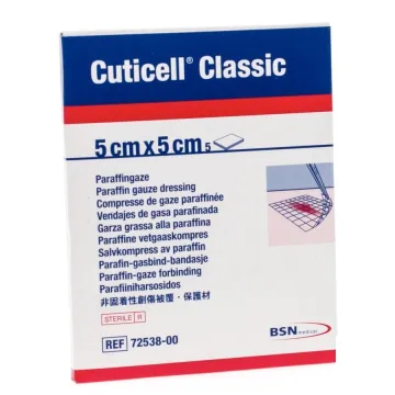 Cuticell Classic Salbenkompresse 5 x 5 cm