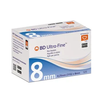 BD Ultra-Fine Pen-Nadeln 0,25 x 8mm (31G)