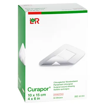 Curapor Wundverband 10 x 15 cm, steril
