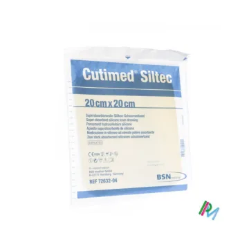 Cutimed Siltec 20 x 20 cm 5 Stück