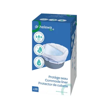 Dr. Helewa Toilettensitz-Sammelbeutel 600ml 20 Stück Verpackung