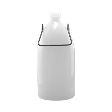 Flasche mit schmalem Hals aus PE-LD, 250 ml, mit Schraubverschluss