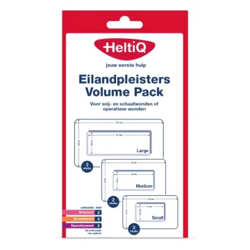 HeltiQ Inselpflaster Volumen Pack
