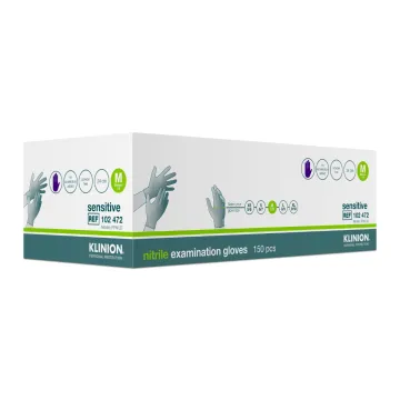 Klinion Soft Nitril Handschuhe Indigo puderfrei Medium