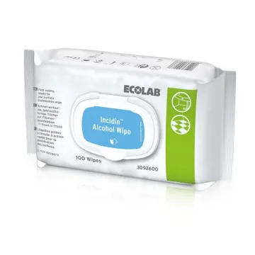 Ecolab Incidin Alkoholtücher 20 x 20 cm 100 Stück