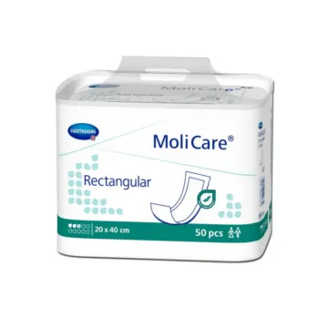 MoliCare Rechteckige 3 Tropfen Slipeinlagen 50 Stück
