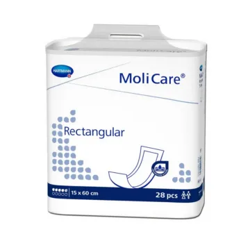 MoliCare Rechteckige 5 Drops Slipeinlagen 28 Stück