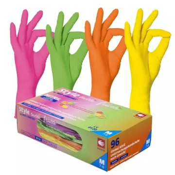 Nitrilhandschuhe Tutti Frutti Farbmix 96 Stück