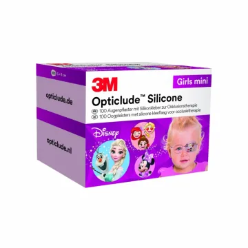 3M Opticlude Silicone Disney Girls Mini Augenpflaster 100 Stück