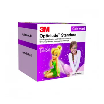 3M Opticlude Standard Disney Girls Maxi Augenpflaster 100 Stück
