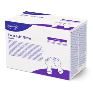 Peha-soft Nitril-Handschuhe, steril, puderfrei, 100 Stück