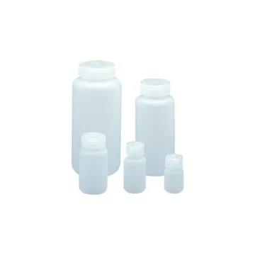 Runde Flasche aus HDPE mit weitem Hals