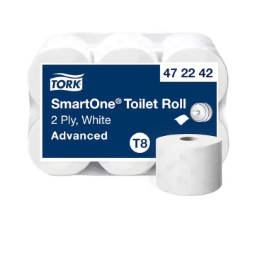 Tork SmartOne Toilettenpapier Weiß T8 Advanced 2-lagig